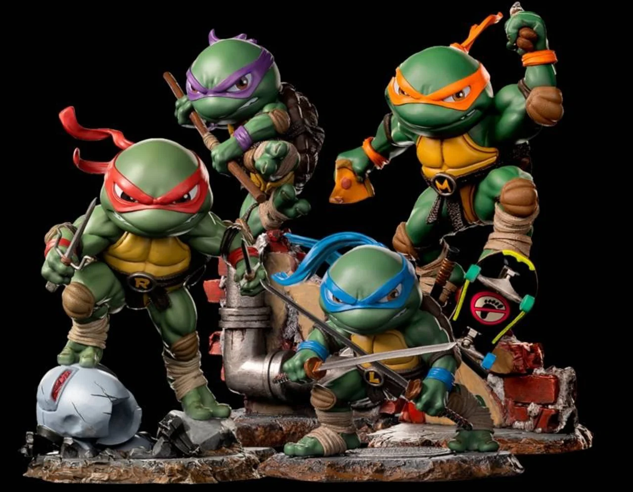 فیگور  لاک‌پشت‌های نینجا TMNT MiniCo برند Iron Studios