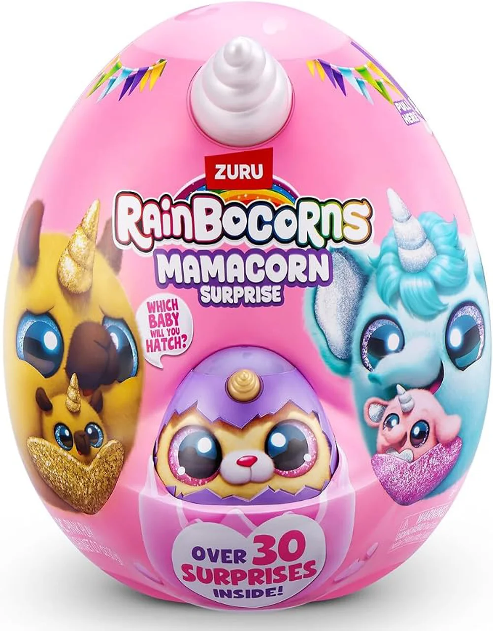 عروسک سورپرایزی Rainbocorns Wild Heart Surprise برند ZURU | تخم جادویی جنگلی با بیش از ۱۰ سورپرایز