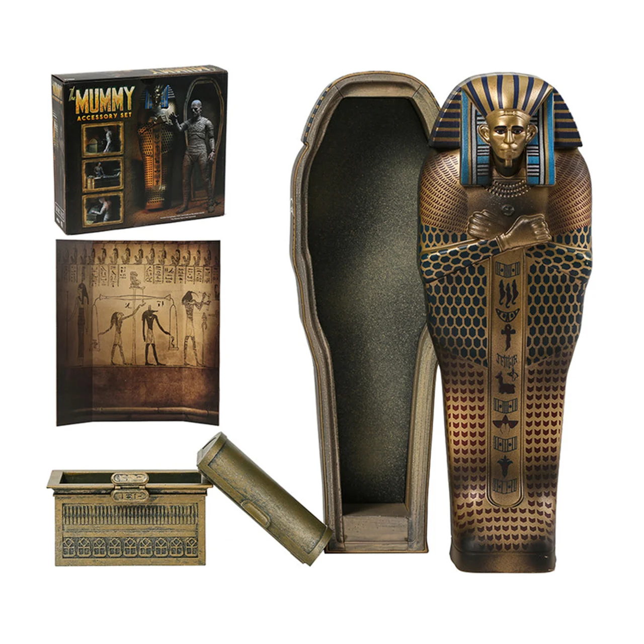 اکشن فیگور نکا مدل تابوت و گنجینه طرح The Mummy Accessory Pack مجموعه 2 عددی 101619647